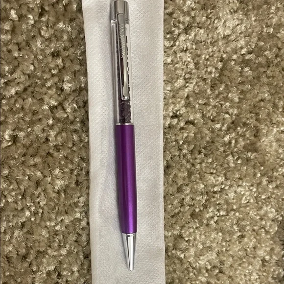 Swarovski Amethyst Crystal Ballpoint Pen In original packing. Never used. - Picture 5 of 5